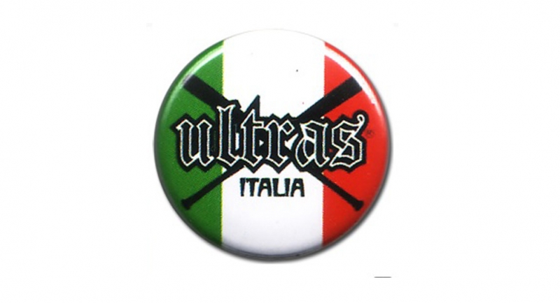 BUTTON PIN ULTRAS ITALIA MAZZE Pins & Stickers