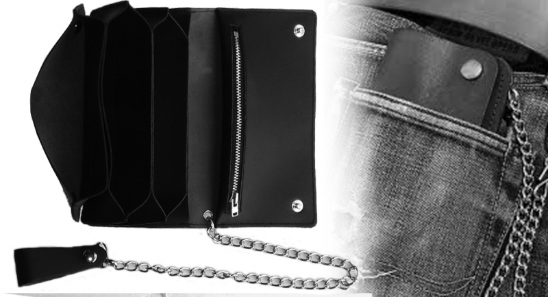 PORTAGOGLIO TRUCKER CON CATENA Extras