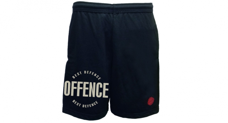 SHORTS OFFENCE BEST DEFENCE DARK BLUE Offence best defence