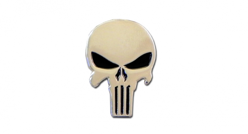 PIN PUNISHER SKULL Pins & Stickers