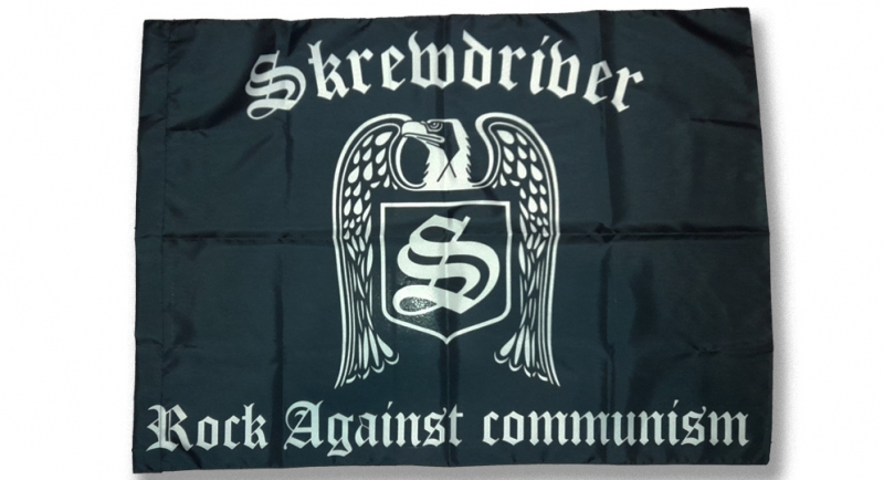FLAG SKREWDRIVER ROCK AGAINST COMMUNISM 
