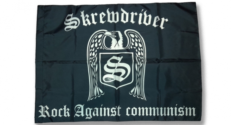 FLAG SKREWDRIVER ROCK AGAINST COMMUNISM Flags and Canvas