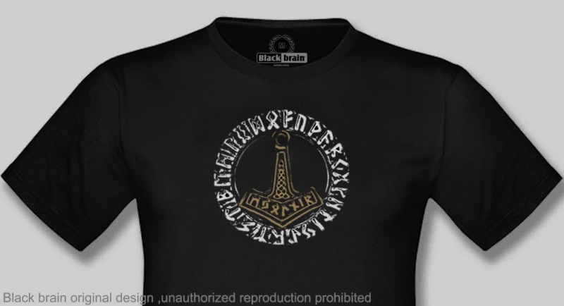 T-SHIRT THOR HAMMER RUNE T-shirts