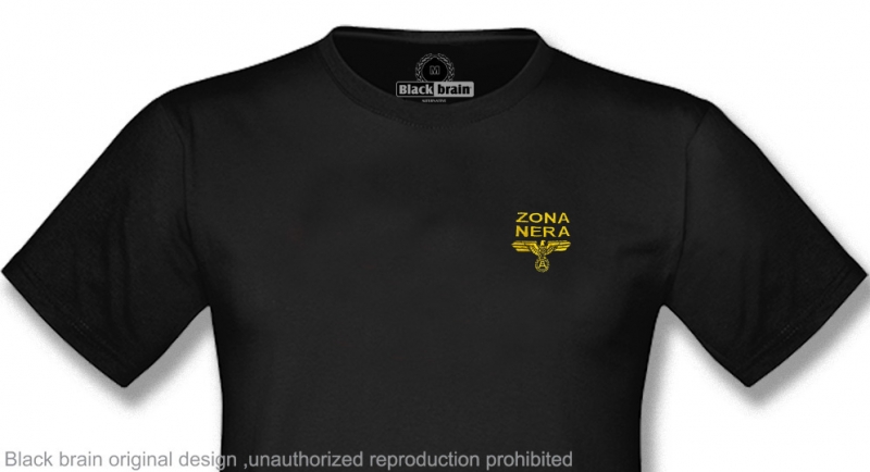 T-SHIRT ZONA NERA AQUILA SCALA RUNA T-shirts
