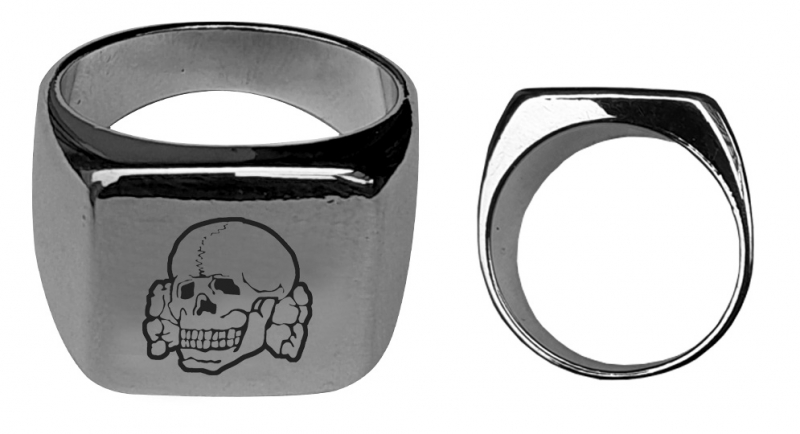 RING STEEL SQUARE TOTENKOPF Extras