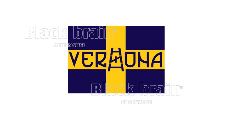 STICKER VERONA BANDIERA SCALA RUNA Pins & Stickers
