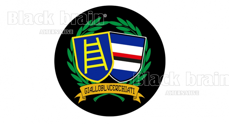STICKER GIALLOBLUCERCHIATI Pins & Stickers