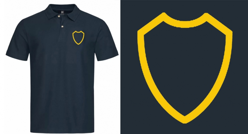 POLO SHIELD YELLOW & BLUE Polos Pullovers Shirts
