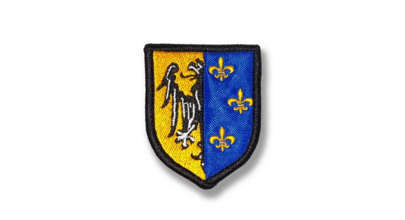 PATCH CHARLEMAGNE JAUNE BLEU Patches