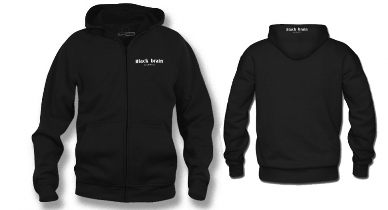 HOODY ZIP BLACK BRAIN CLASSIC Sweaters & Hoodies