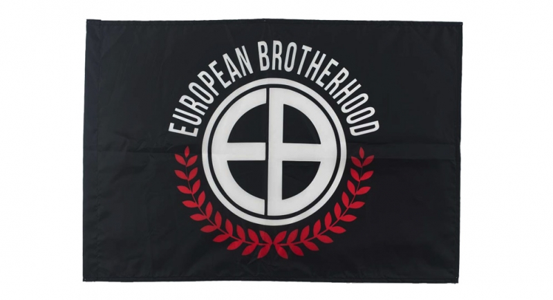FLAG EUROPEAN BROTHERHOOD LAUREL European Brotherhood