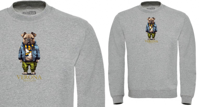 SWEATER VERONA MENTALITY GREY Sweaters & Hoodies