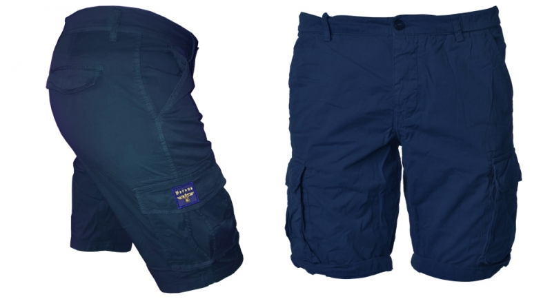 BERMUDA CARGO BLU AQUILA VERONA Shorts & trousers