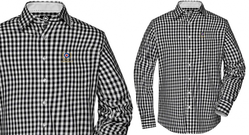 CHECKED SHIRT BLACK CASUALS LAURELL TARGET Polos Pullovers Shirts