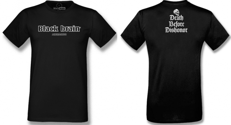 T-SHIRT BLACK BRAIN DEATH BEFORE DISHONOR T-shirts