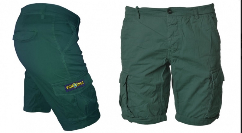 BERMUDA CARGO VERDE VERONA SCUDO SCALA Shorts & trousers