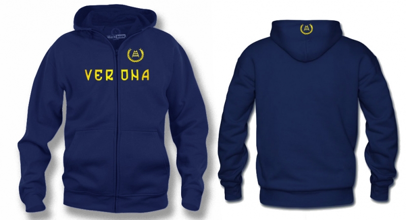HOODY ZIP VERONA ALLORO CUORE Sweaters & Hoodies