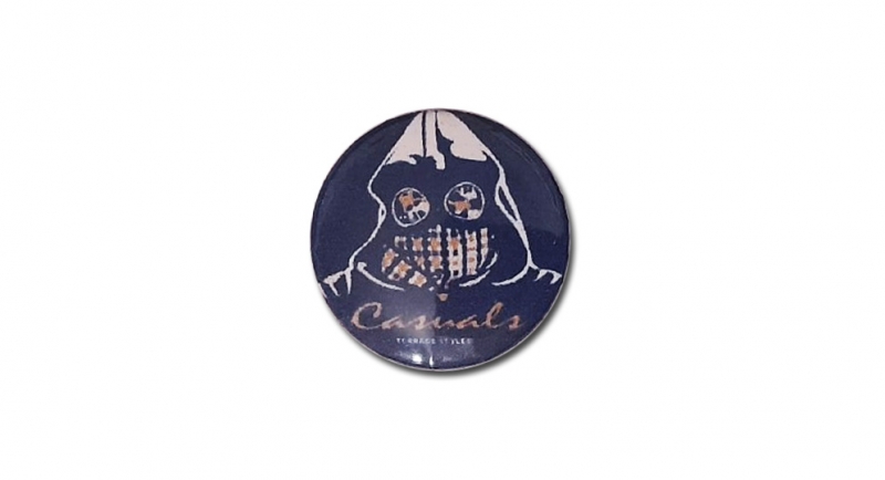 BUTTON PIN CASUALS GOOGLE Pins & Stickers