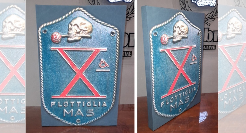 TELA DA PARETE DECIMA MAS Flags and Canvas