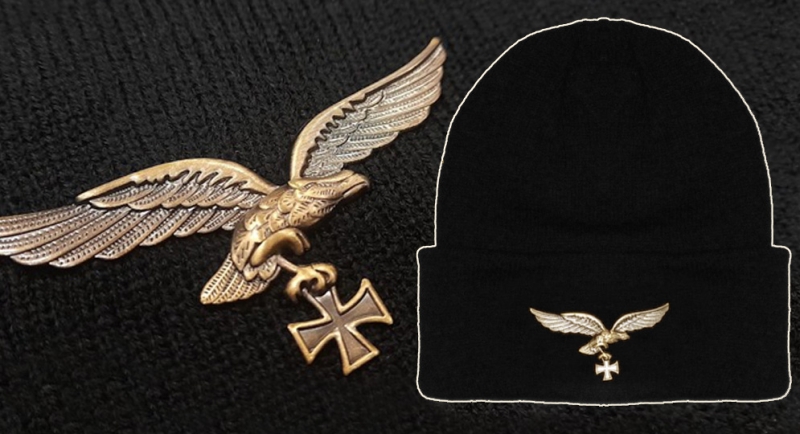 BEANIE EAGLE CROSS METAL Caps