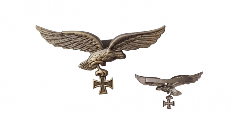 PIN FLYING EAGLE IRON CROSS Pins & Stickers