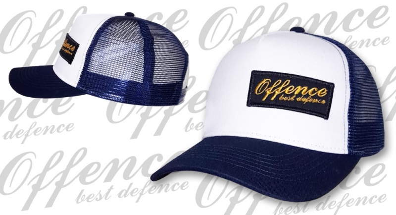 CAP TRUCKER OFFENCE BEST DIFENCE CLASSIC APPLICATION Offence best defence