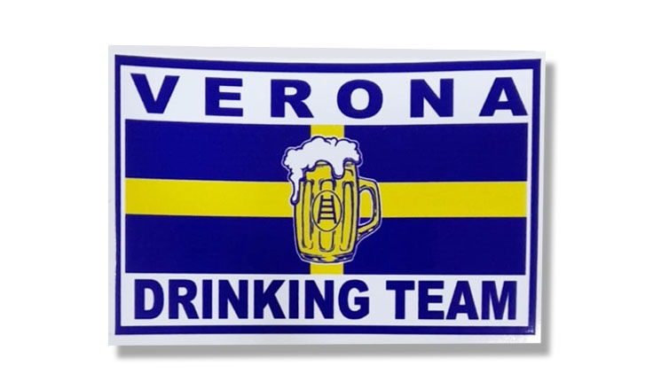 STICKER VERONA DRINKING TEAM Pins & Stickers