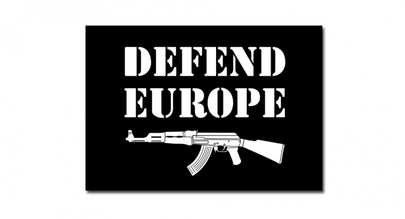 FLAG DEFEND EUROPE Flags and Canvas