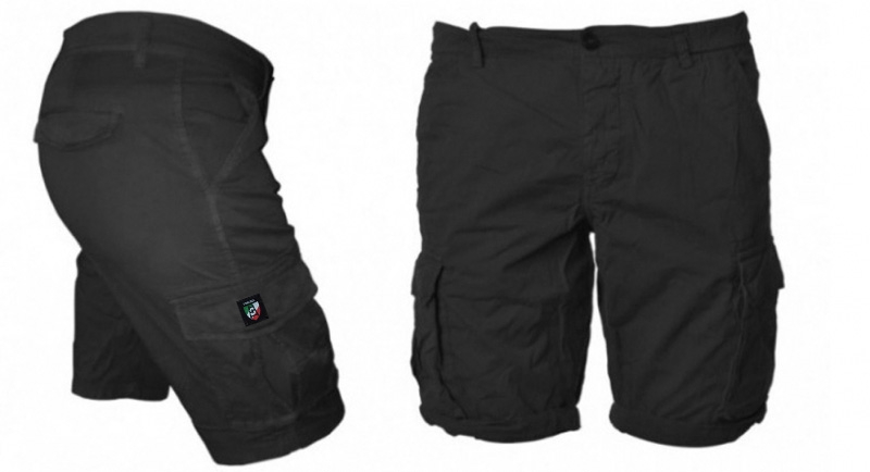 BERMUDA CARGO BLACK SCUDO VERONA SCALA RUNA Shorts & trousers