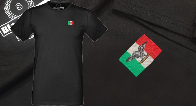 T-SHIRT BANDIERA ITALIA AQUILA FASCIO T-shirts