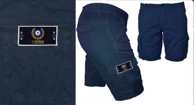 BERMUDA CASUALS BLU BUTTON LABEL Shorts & trousers