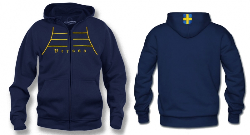 HOODY ZIP VERONA SCALA SCUDO CROCE Sweaters & Hoodies